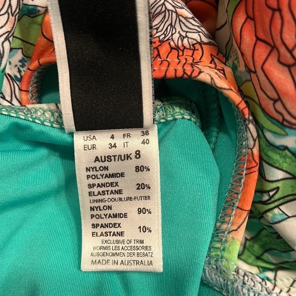 JETS by Jessika Allen Tie Halter Swimsuit Sz-4 - Picture 8 of 8